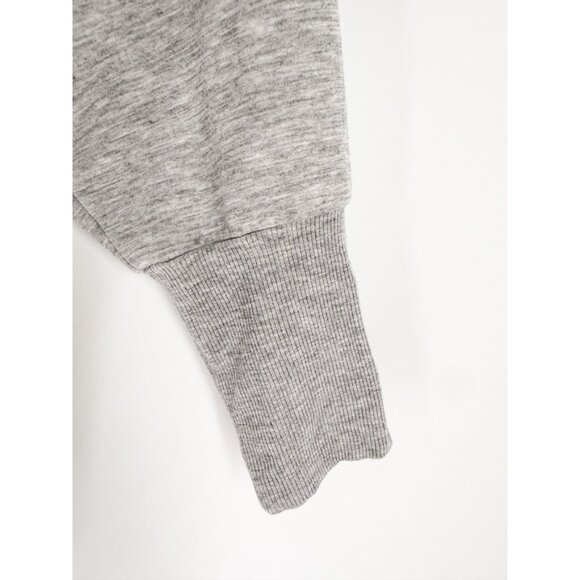 Scoop Women's Ultimate Scubaknit V Neck Sweatshirt in Heather Grey L - Picture 3 of 10